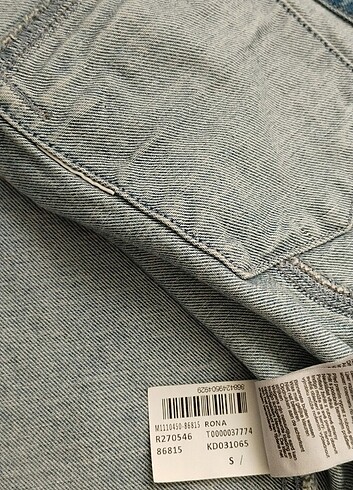 MAVİ S BEDEN JEAN YELEK - Görsel 9