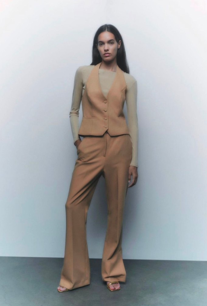 ZARA XS BEDEN YIRTMAÇLI PANTOLON - Görsel 4