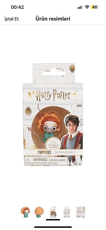 Beden Harry Potter Toppers Figür-Sibly Trelawney figür