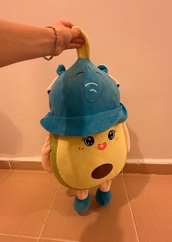 Renkli Avokado Peluş Oyuncak - Görsel 3