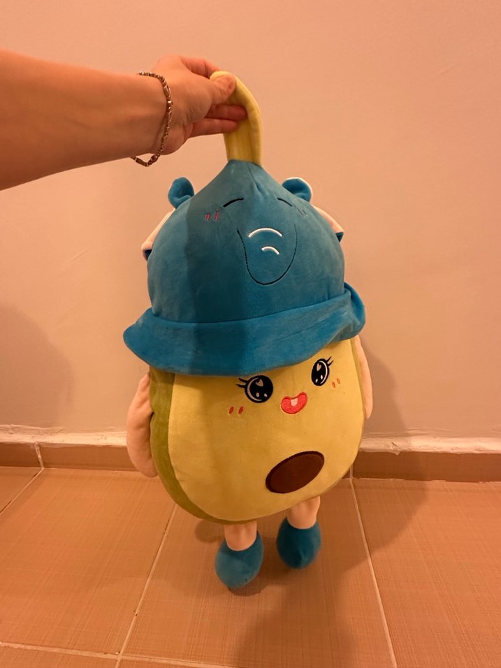 Renkli Avokado Peluş Oyuncak - Görsel 3