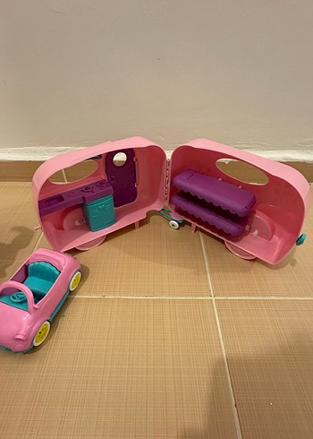 Pembe Oyuncak Araba ve Karavan - Görsel 3
