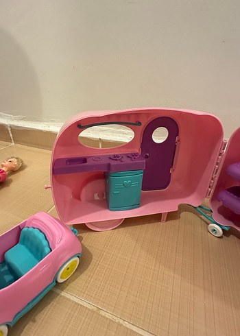 Pembe Oyuncak Araba ve Karavan - Görsel 5