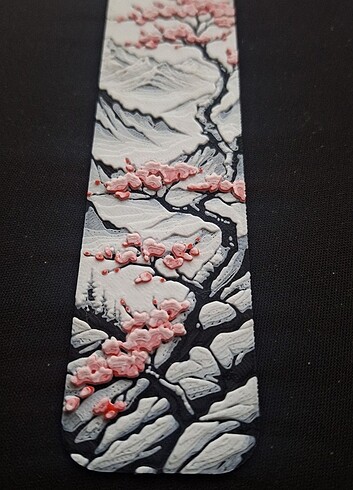 3D Kitap Ayracı | Kiraz Çiçekleri