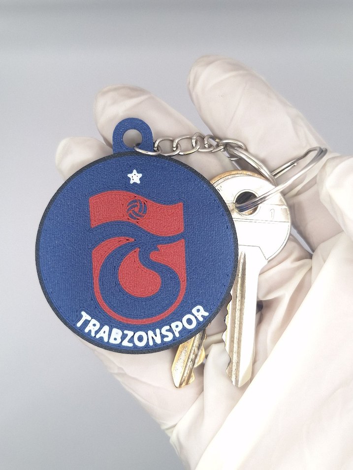 Trabzonspor TS Takım Taraftar Anahtarlığı - Görsel 4