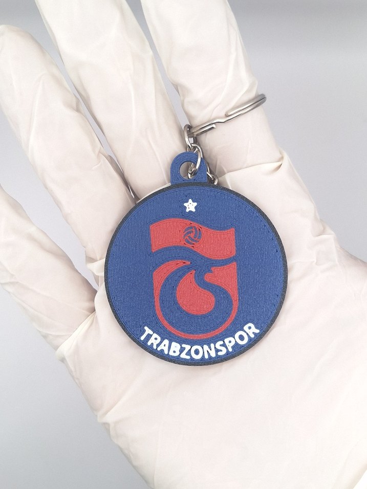 Trabzonspor TS Takım Taraftar Anahtarlığı - Görsel 2