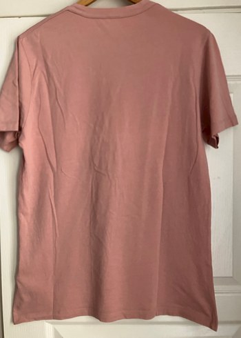 m Beden pembe Renk AllSaints Pembe Kısa Kollu Erkek Tişört