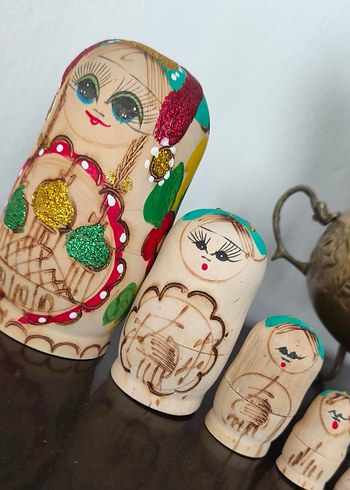 Renkli Matruşka Bebek Seti - Görsel 3