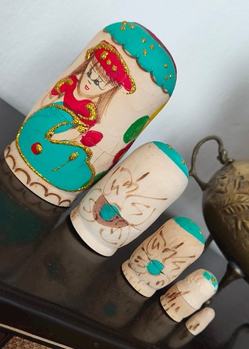 Renkli Matruşka Bebek Seti - Görsel 2