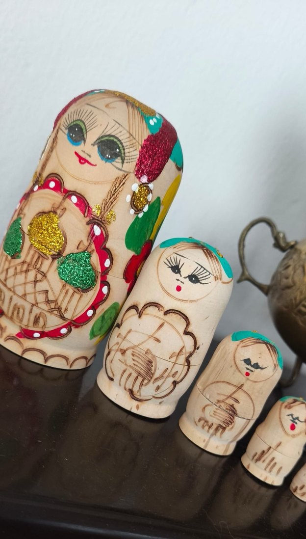 Renkli Matruşka Bebek Seti - Görsel 3