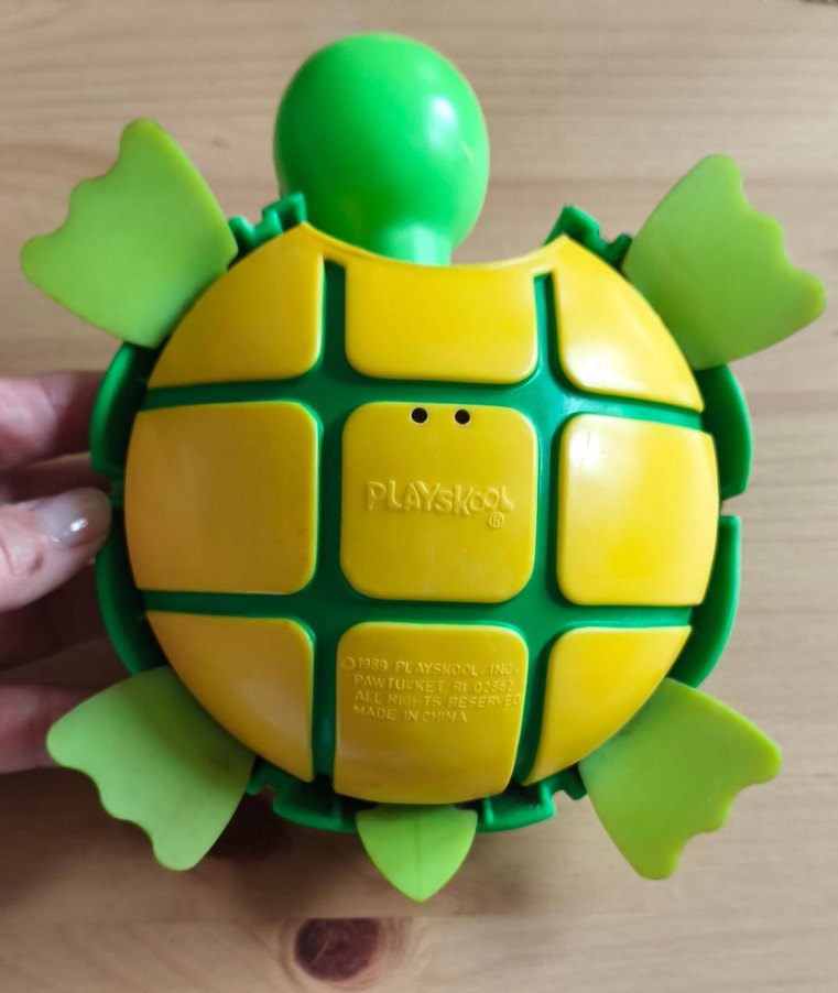 Renkli Yeşil Kaplumbağa Su Oyuncağı - Görsel 2