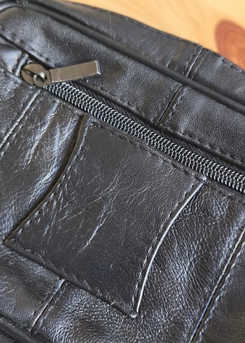 El yapımı Erkek Gerçek Deri El Çantası - Görsel 5