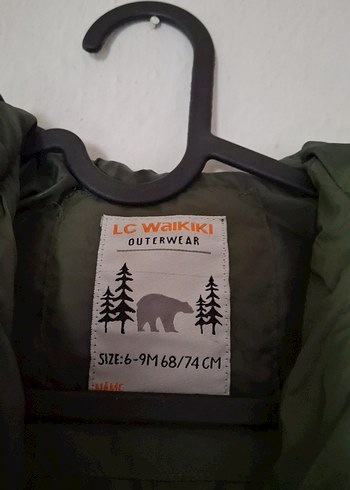 Erkek Çocuk Yeşil Fermuarlı Mont - Görsel 2