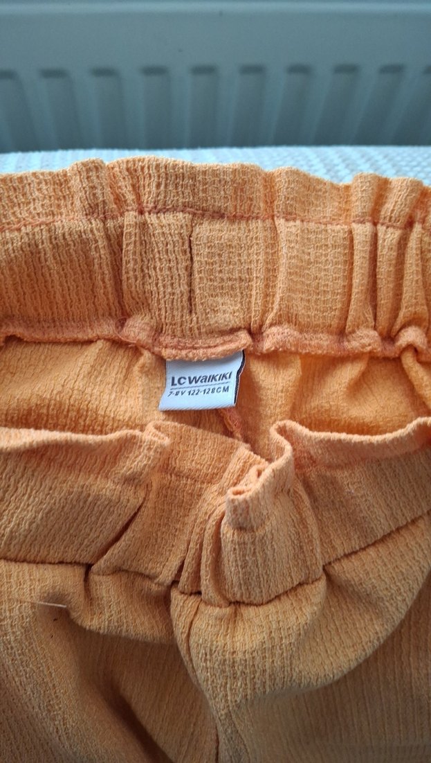 Turuncu Bol Kesim çocuk Şort - Görsel 2