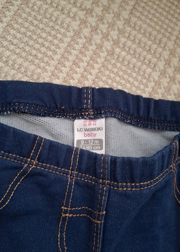 Kız Çocuk Lacivert Elastik tayt - Görsel 2