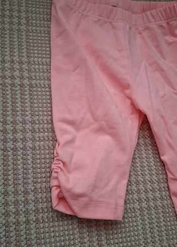 Kız Çocuk Pembe Pamuk Tayt - Görsel 2