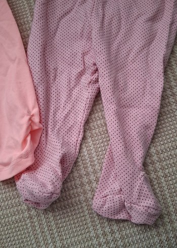 Kız Çocuk Pembe Pamuk Tayt - Görsel 3