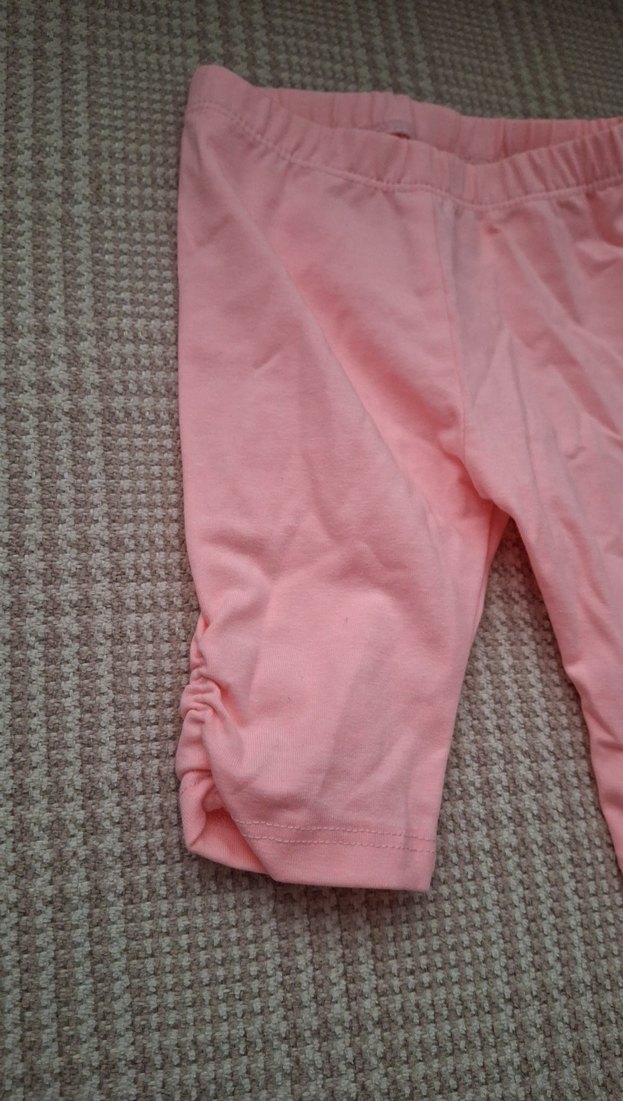 Kız Çocuk Pembe Pamuk Tayt - Görsel 2