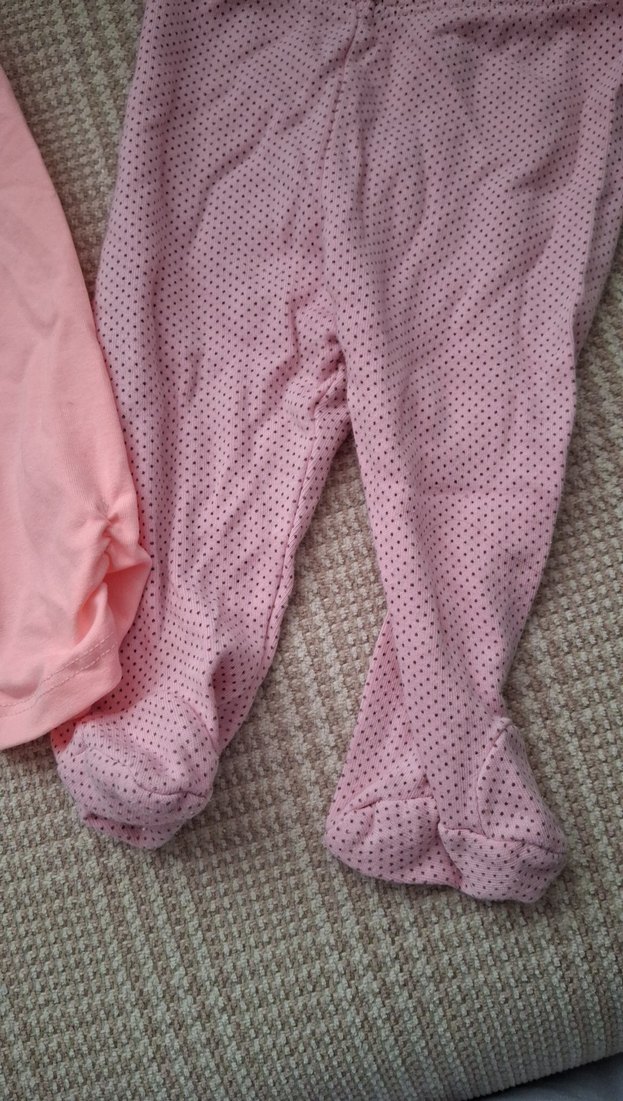 Kız Çocuk Pembe Pamuk Tayt - Görsel 3