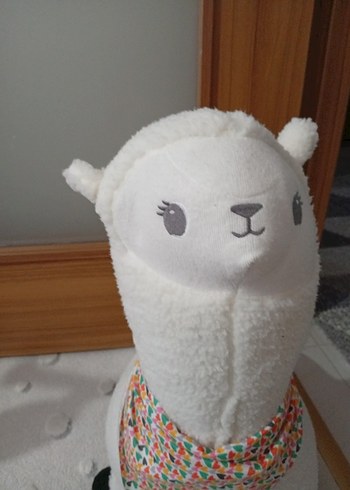Renkli Fularlı Peluş Lama Oyuncak - Görsel 3