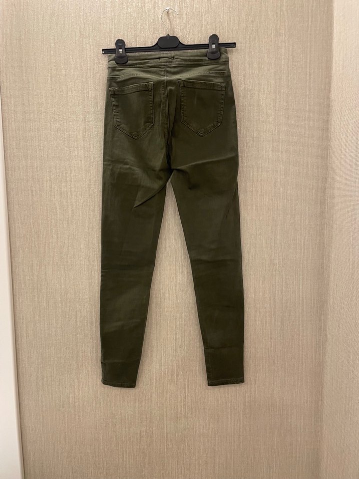 Haki Kadın Pantolon - Görsel 2