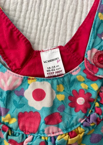 LC Waikiki Çiçek Desenli Kız Çocuk Kolsuz Tulum