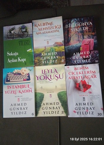 Beden Renk Ahmed Günbay Yıldız Roman Seti - 6 Kitap
