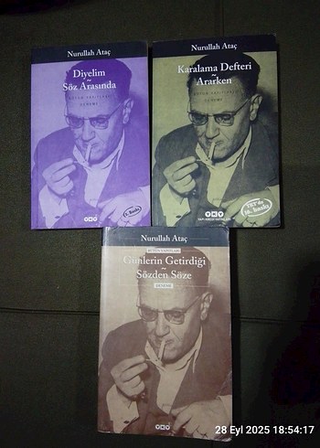 Nurullah Ataç 3 Kitap Seti