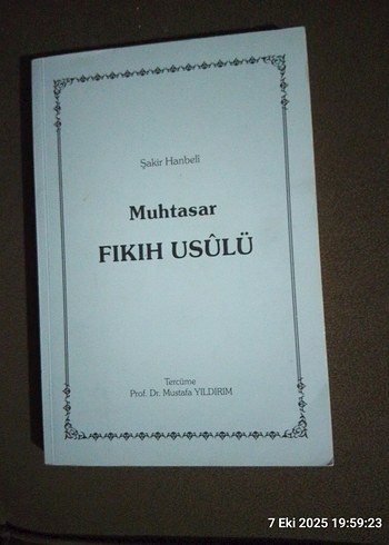Muhtasar Fıkıh Usulü - Şakir Hanbeli