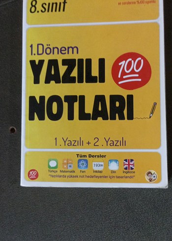 Beden Renk 8. Sınıf 1. Dönem Yazılı Notları
