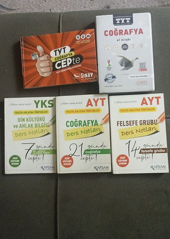 YKS AYT TYT Coğrafya ve Felsefe Ders Notları