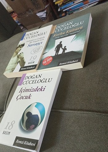  Doğan Cüceloğlu kitapları 3 adet