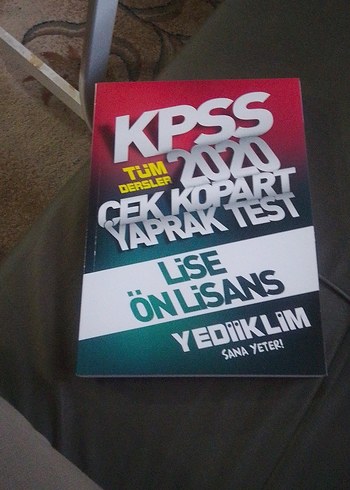 KPSS 2020 Ön Lisans Hazırlık Kitabı