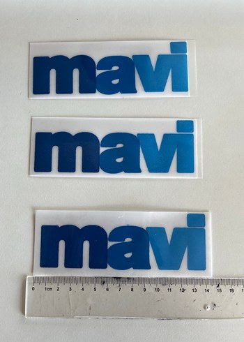 Mavi Logo Baskısı