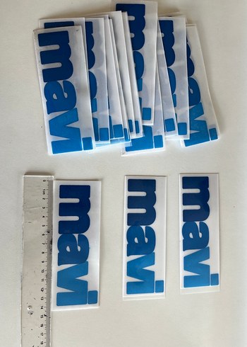 Mavi Logo Baskısı