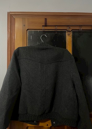 Trendyol & Milla Gri Düğmeli Kadın Denim Ceket