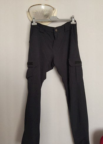 Siyah Kemerli Erkek Street Wear Pantolon