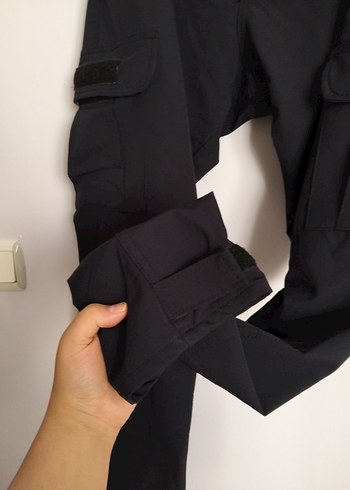 46 Beden Siyah Kemerli Erkek Street Wear Pantolon