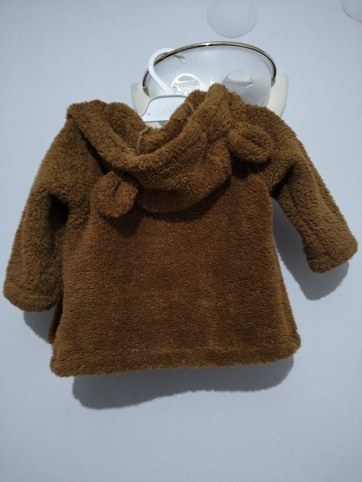 Kahverengi Kürklü Erkek Çocuk Kabanı - Görsel 2