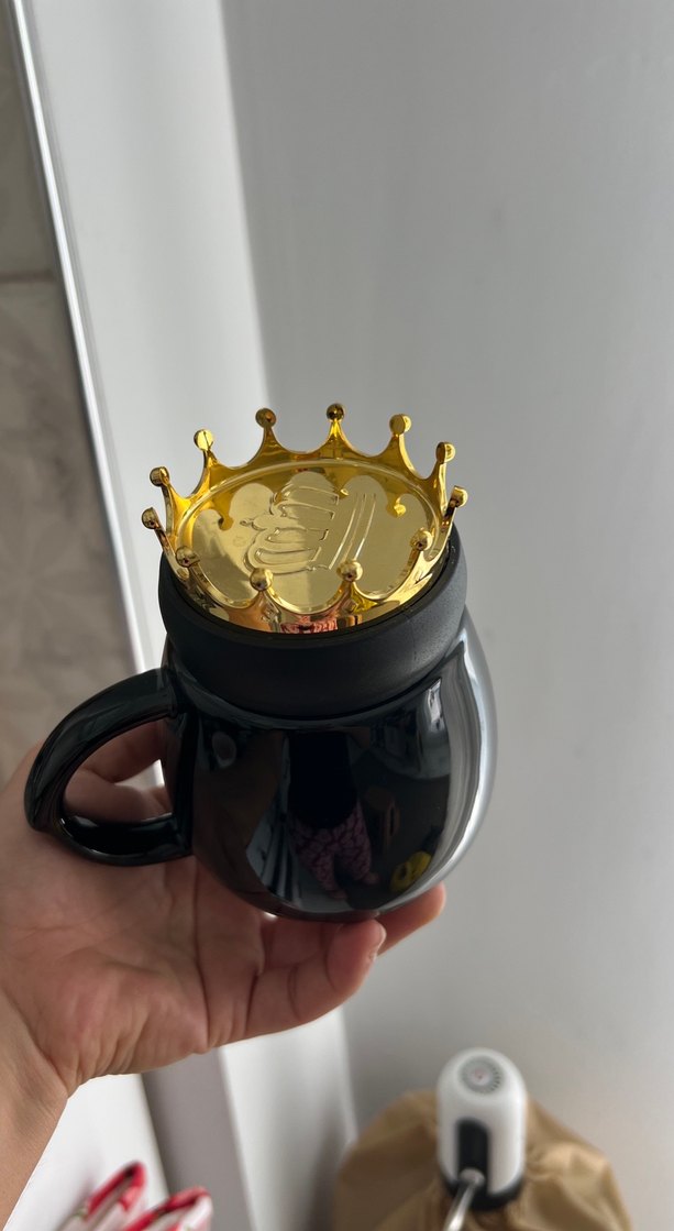 Siyah Taç Kapaklı Mr Right Kupa - Görsel 3