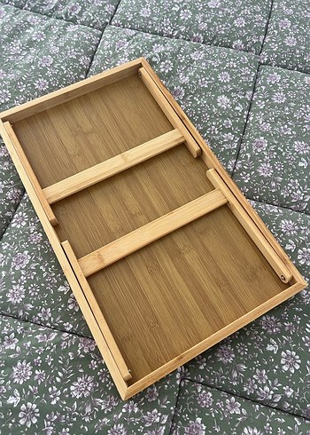 Açılır Ayaklı Ahşap Tepsi - Görsel 3