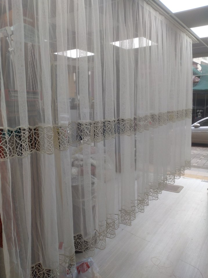 Nakış Detaylı Beyaz Tül Perde kod 44 - Görsel 2