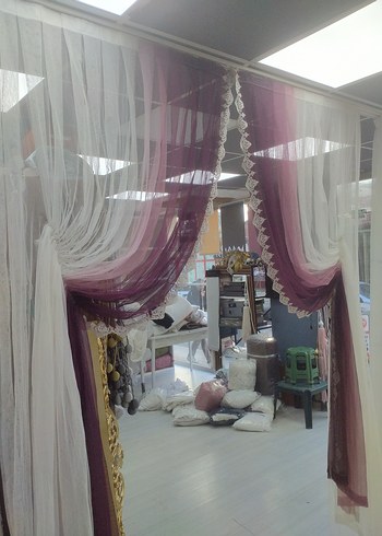 Mor Bohem Tie-Dye Fon Perde kod 30 - Görsel 2