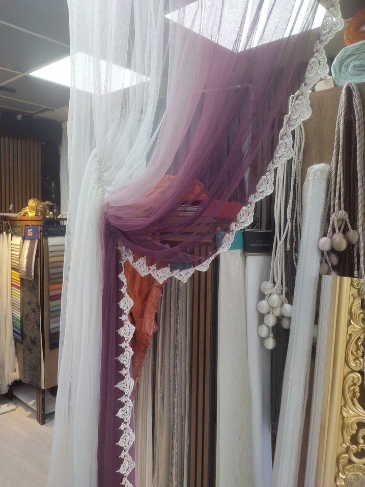 Mor Bohem Tie-Dye Fon Perde kod 30 - Görsel 3