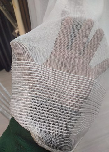 Beyaz Düz Tül Perde kod 29 - Görsel 6