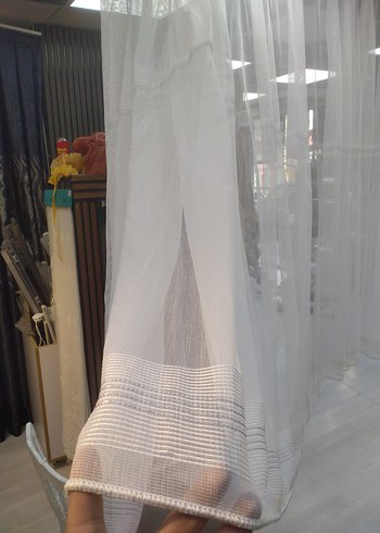 Beyaz Düz Tül Perde kod 29 - Görsel 5