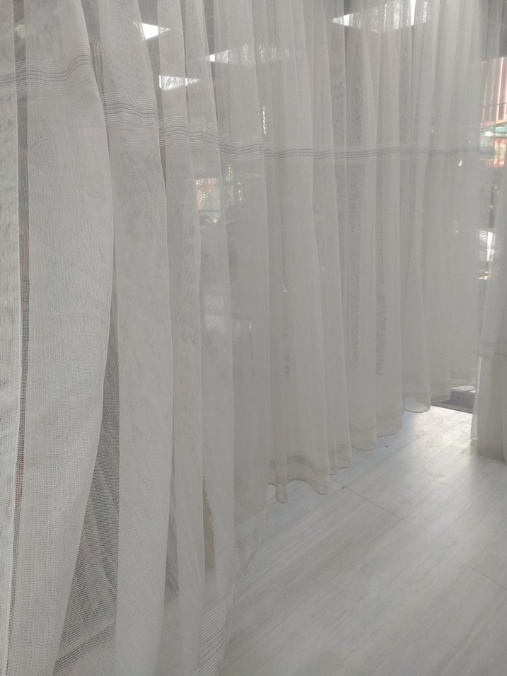 Beyaz Düz Tül Perde kod 29 - Görsel 3