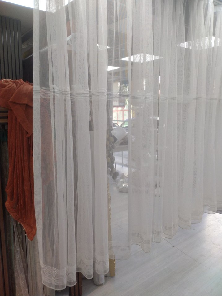 Beyaz Düz Tül Perde kod 29 - Görsel 2