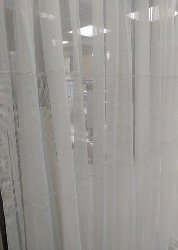 Gri Modern Tarz Beyaz Tül Perde kod 31 - Görsel 2