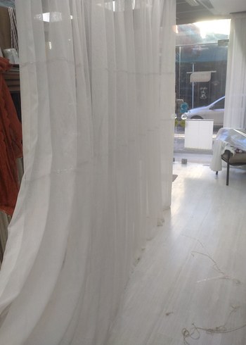 Gri Modern Tarz Beyaz Tül Perde kod 31 - Görsel 5